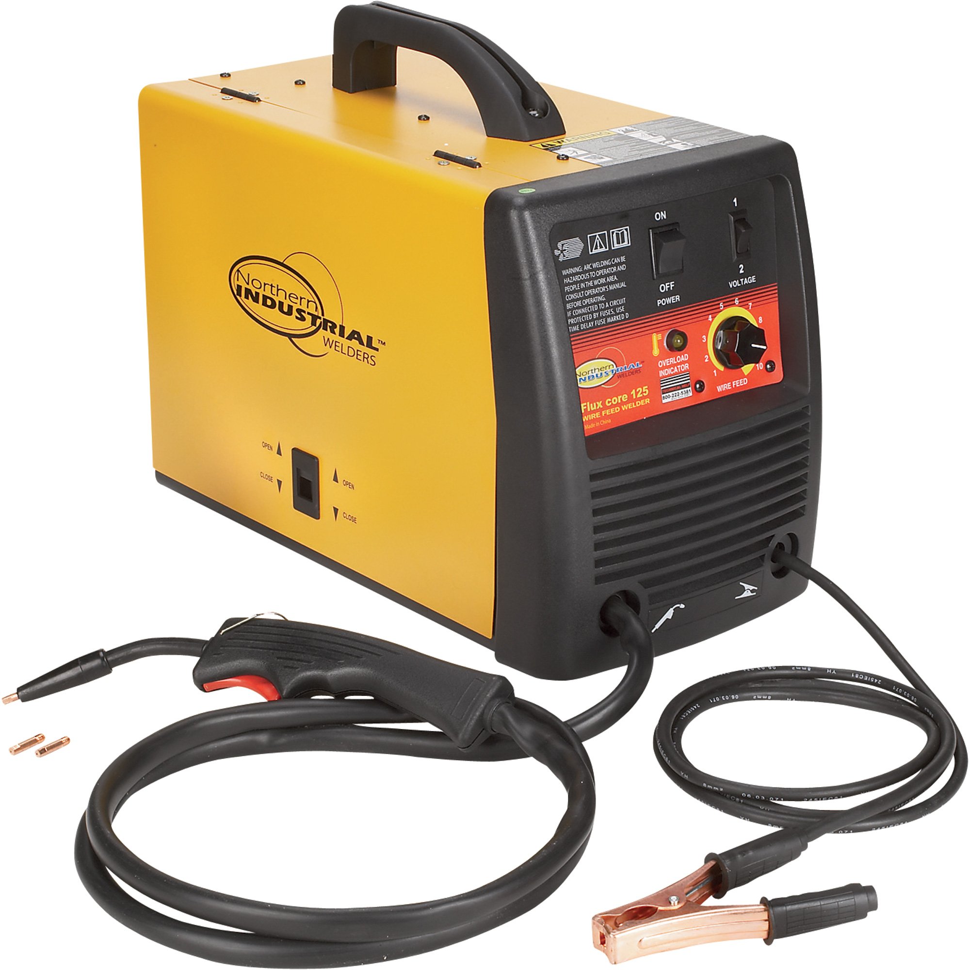 Northern Industrial Welders Flux Core 125 115V Flux Cored Welder — 125 Amp Output